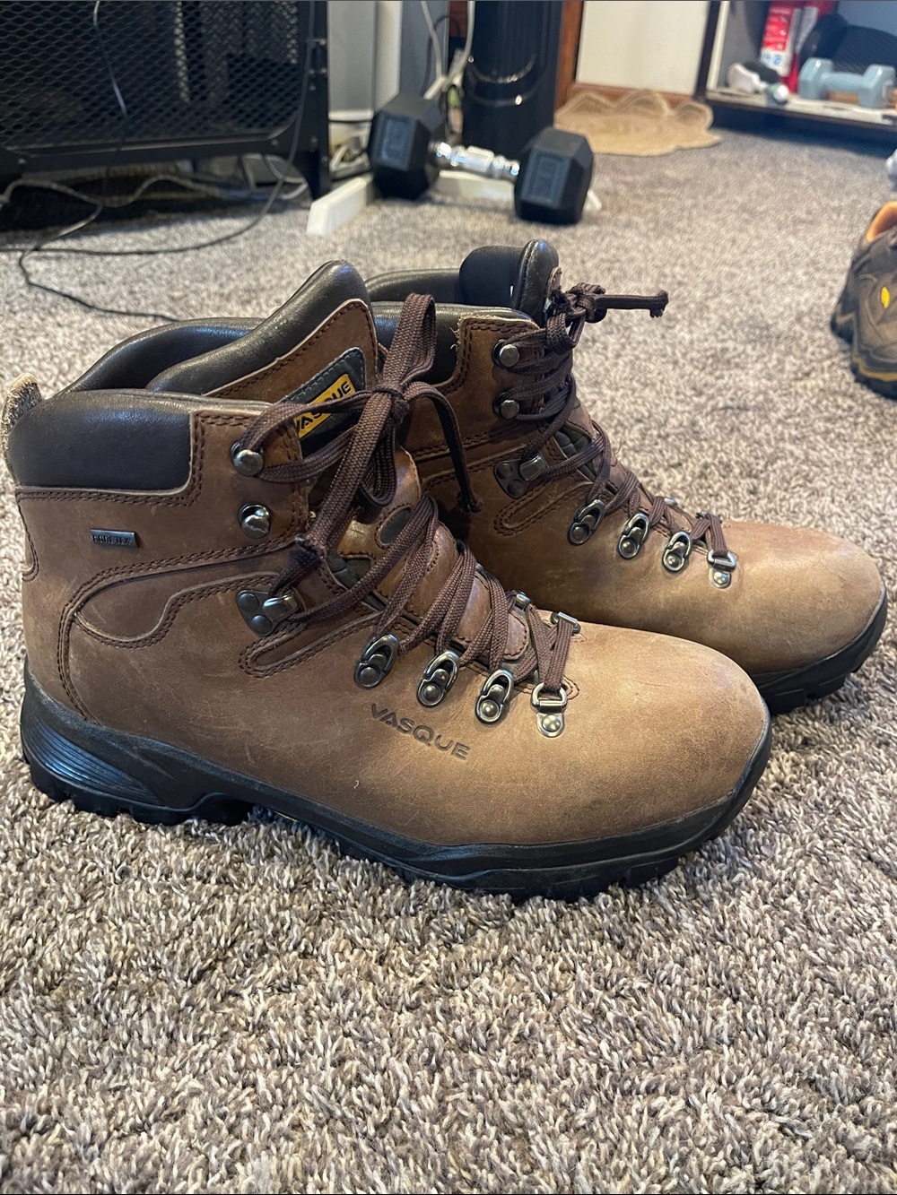 Vasque Brown Leather Hiking Boots - Brown Trail Boots